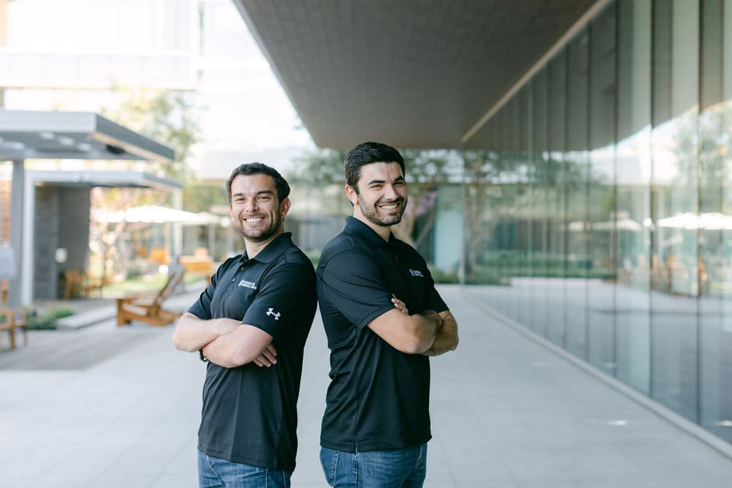 Kyle Geers and John Ikosipentarhos, Co-Founders