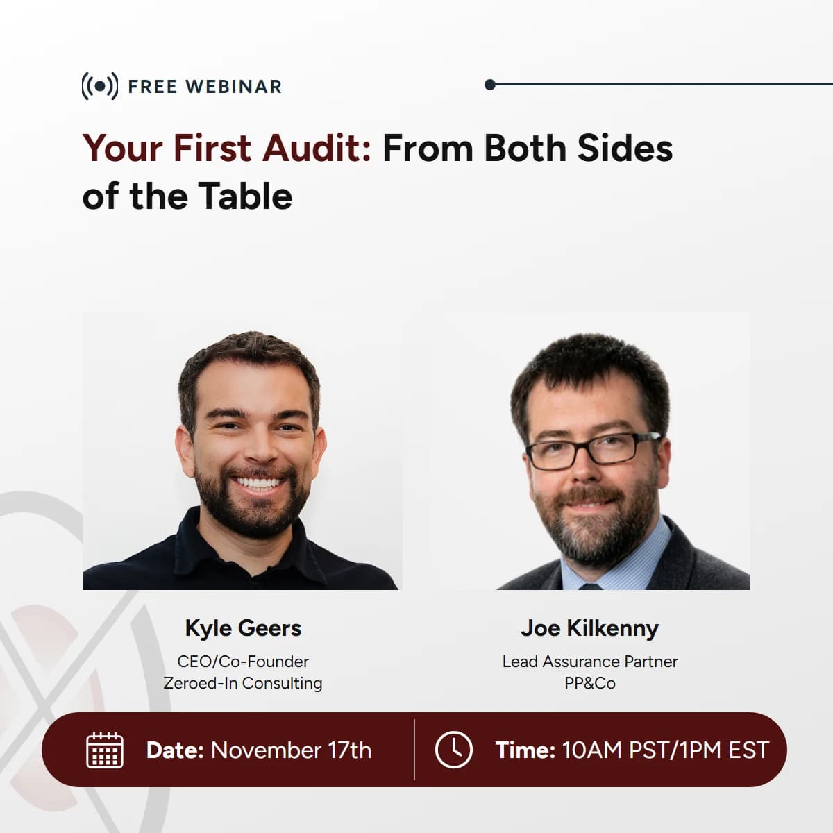 Your First Audit: From Both Sides of the Table